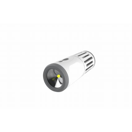 Lampe portable rechargeable avec piège à insectes LED/6W/1800 mAh IPX4 blanc/gris