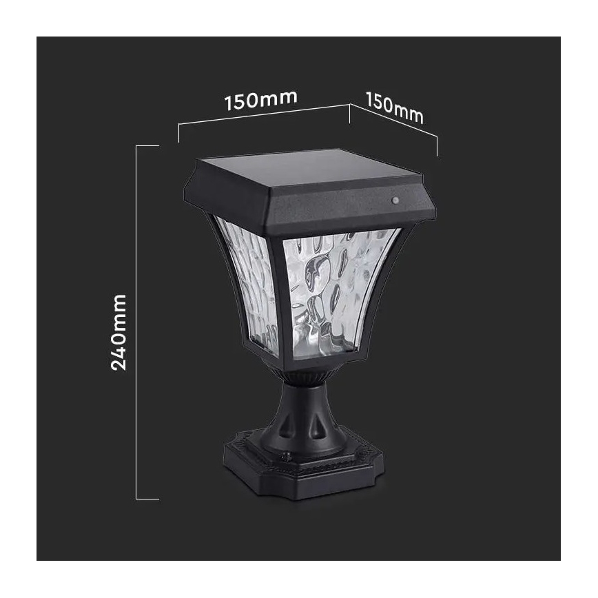 Lampe solaire 3en1 LED/2W/5,5V 3000K/6000K IP65 2200 mAh