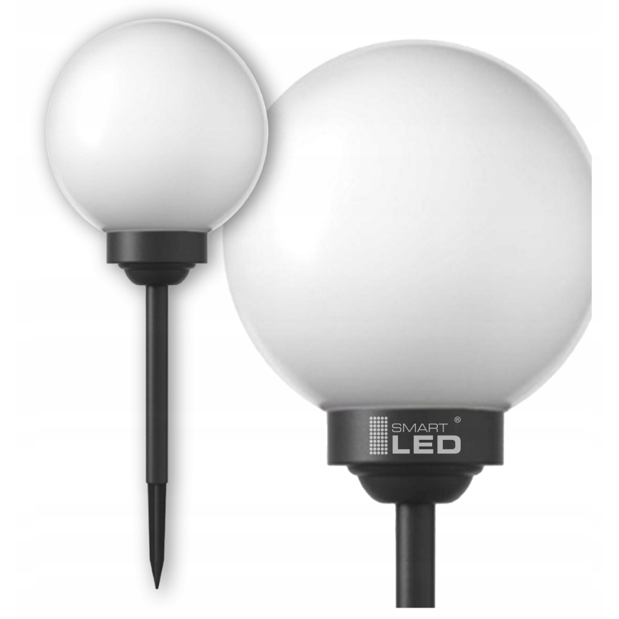 Lampe solaire à LED 1,2 V, 6500 K, 200 mAh, Ø 15 cm, IP44, blanc/noir
