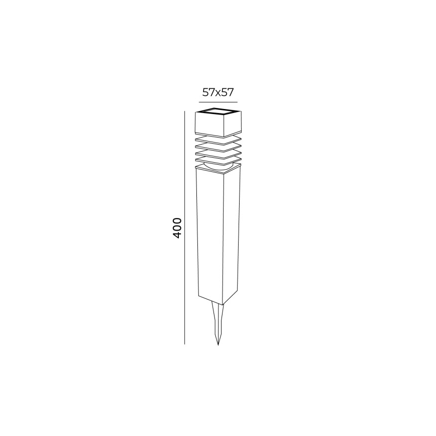 Lampe solaire AURORA LED/1xAAA 4000K IP44 100 mAh