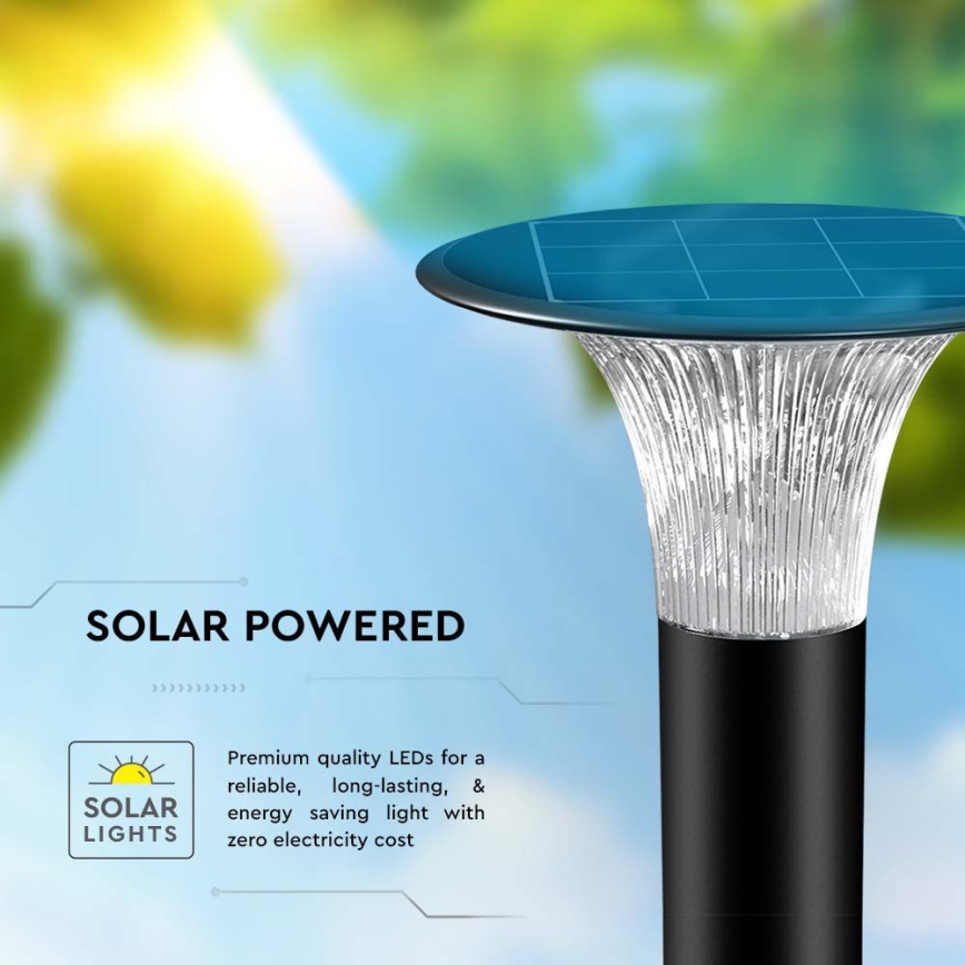 Lampe solaire avec détecteur LED/15W/3,2V 4000K/6000K IP65 6000 mAh