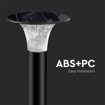 Lampe solaire avec détecteur LED/15W/3,2V 4000K/6000K IP65 6000 mAh