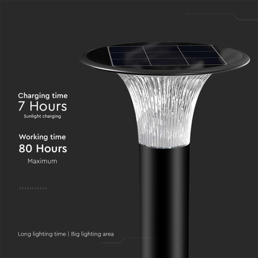 Lampe solaire avec détecteur LED/15W/3,2V 4000K/6000K IP65 6000 mAh