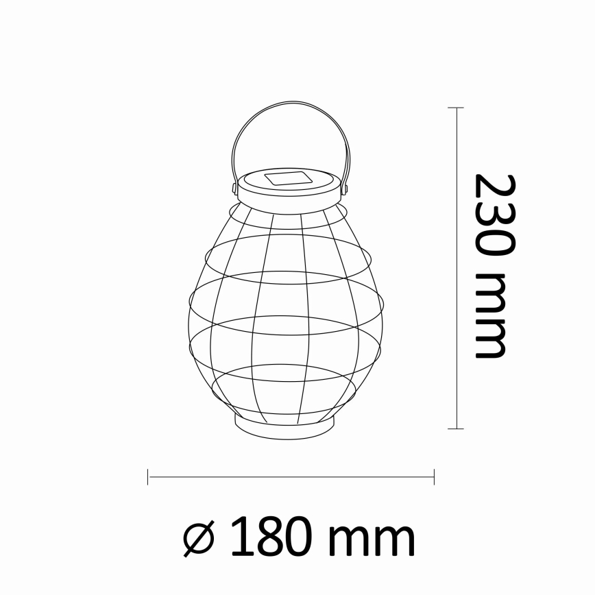 Lampe solaire KOGE LED/1,2V IP44