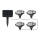 Lampe solaire LED/0,14W/2V IP44 pattes