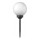 Lampe solaire LED 1,2 V 6500 K 200 mAh Ø 20 cm IP44 blanc/noir