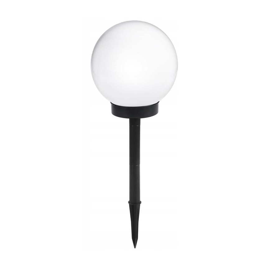 Lampe solaire LED 1,2 V 6500 K 200 mAh Ø 20 cm IP44 blanc/noir