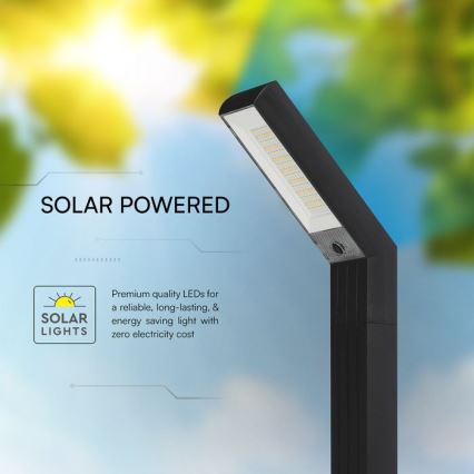 Lampe solaire LED 2 en 1 LED/1,5 W/3,7 V IP65 1500 mAh
