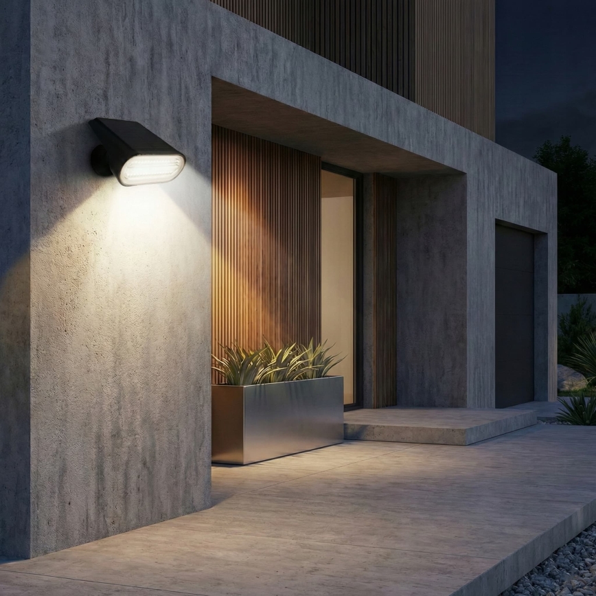 Lampe solaire LED 2 en 1 LED/3,7V 1200 mAh IP54 noire