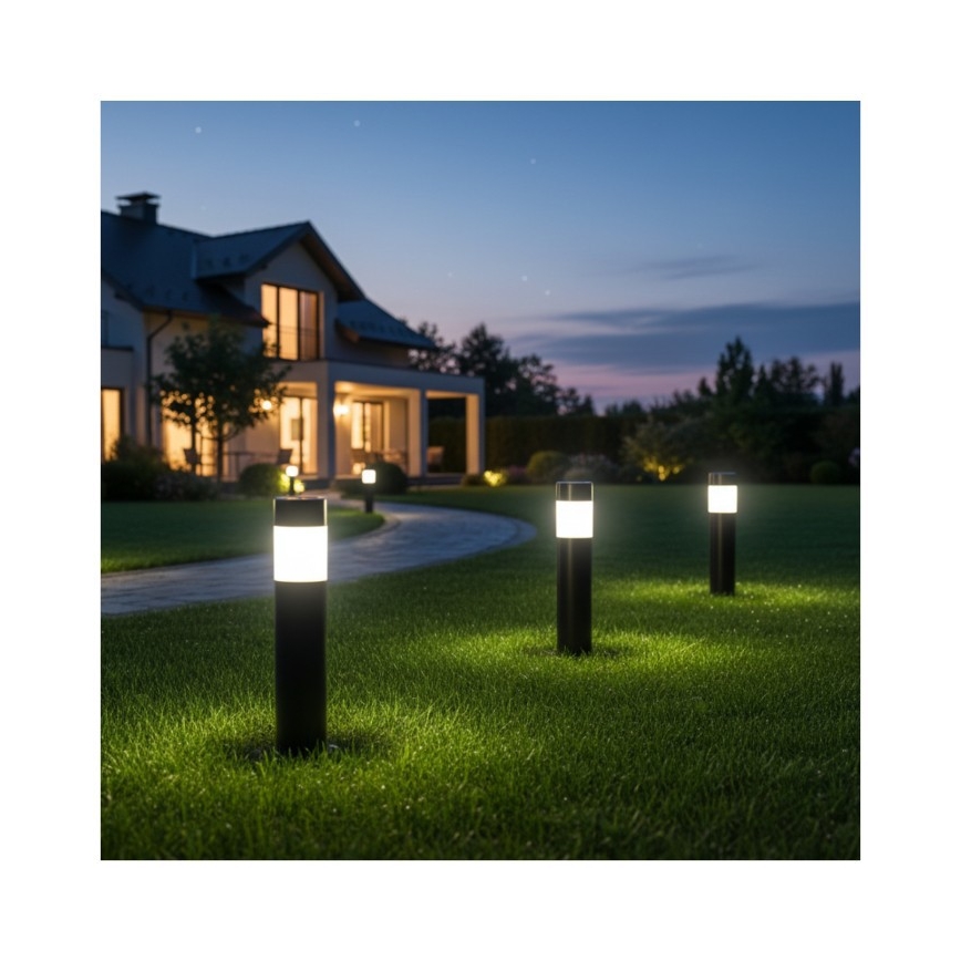 Lampe solaire LED avec capteur AURORA LED/1xAAA 4000K IP44 100 mAh