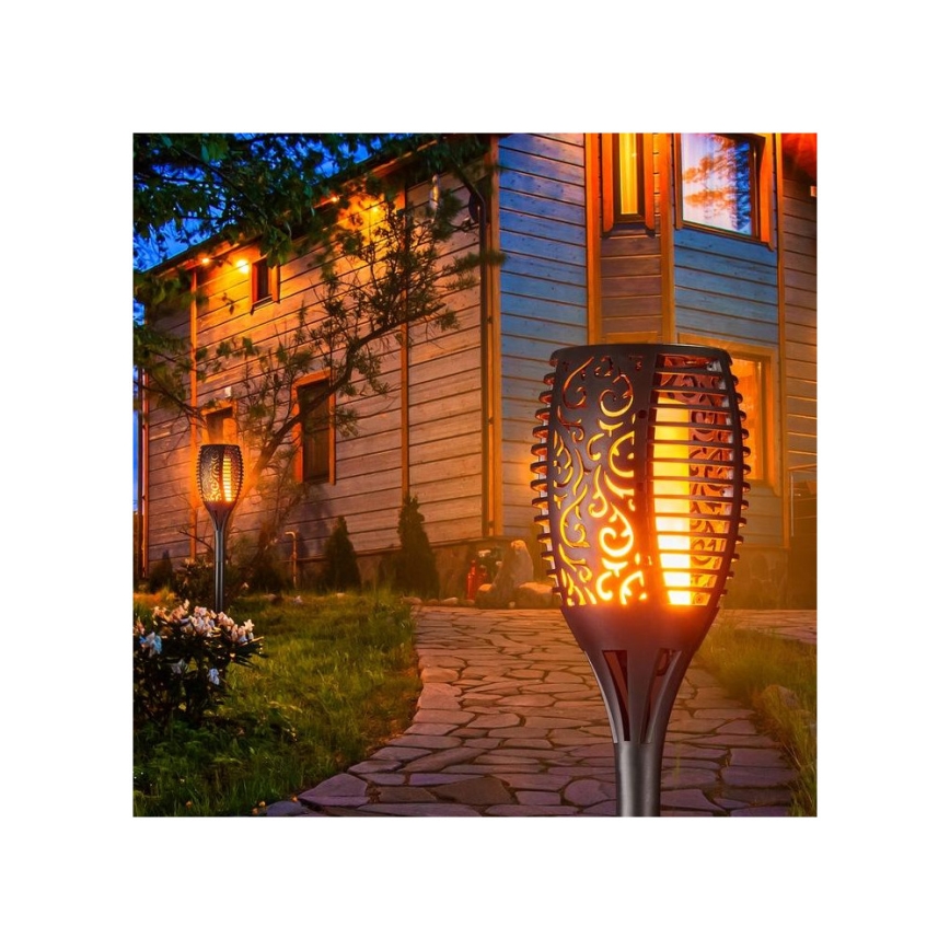 Lampe solaire LED avec capteur crépusculaire LED/1,2W/1,2V 600 mAh IP44