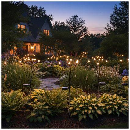 Lampe solaire LED avec capteur SPRINKLE LED/1xAAA 3000K IP44 200 mAh