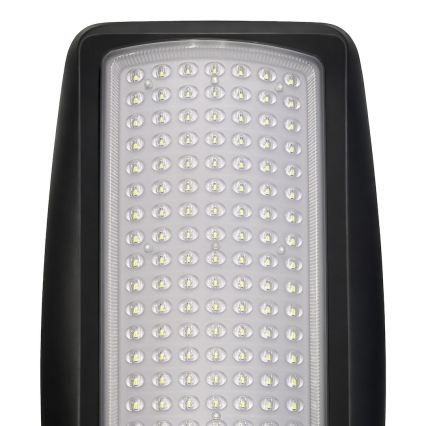 Lampe solaire de rue LED dimmable avec capteur VENICE LED/100W/3,2V 6000 mAh IP65 noire + télécommande