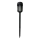 Lampe solaire LED FLAME, 1,2 V, 100 mAh, 1800 K, 37 cm, IP44, noire
