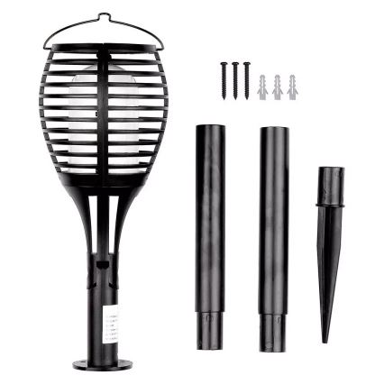 Lampe solaire LED FLAME 4 en 1 LED/0,45W/3,7V IP44 500 mAh