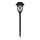Lampe solaire LED LAWN, 1,2 V, 100 mAh, 3000 K, 44 cm, IP44, noire