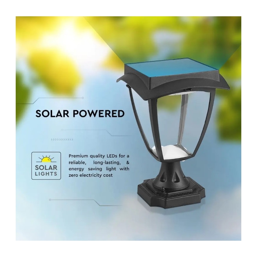 Lampe solaire LED LED/2W/3,7V 3000/6000K IP65