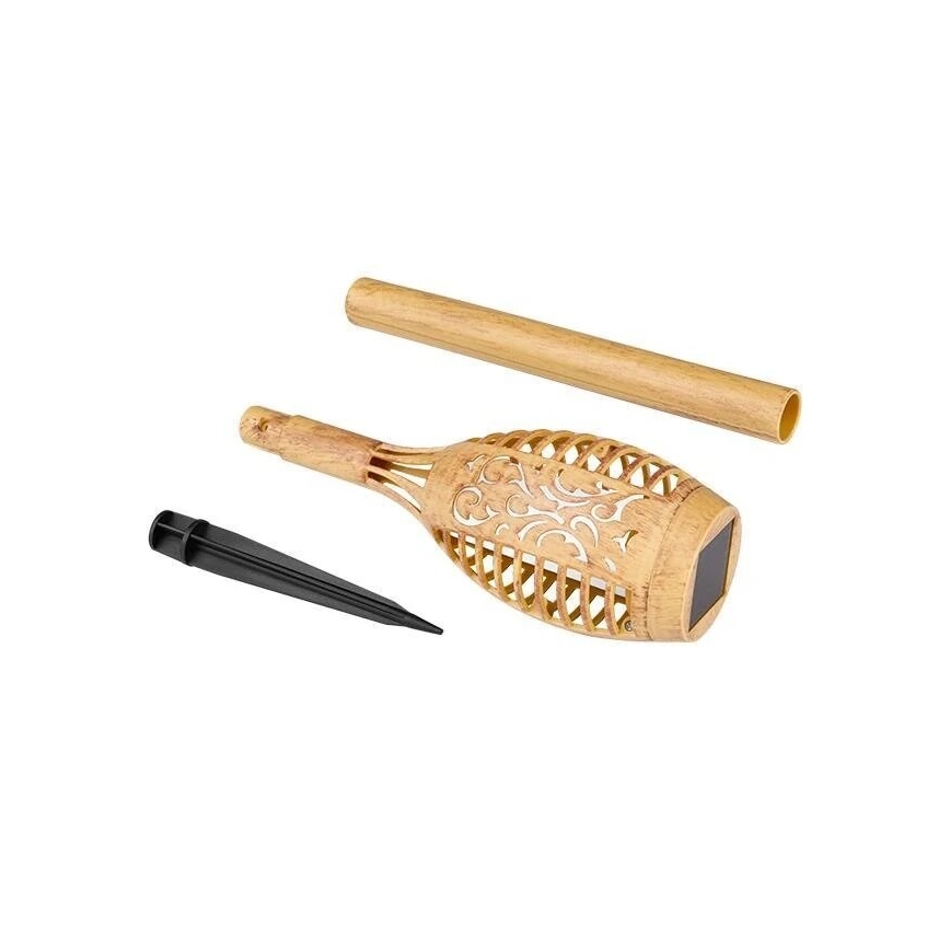 Lampe solaire LED MINISPARK BAMBOO LED/1,8W/5,5V IP44 600 mAh beige