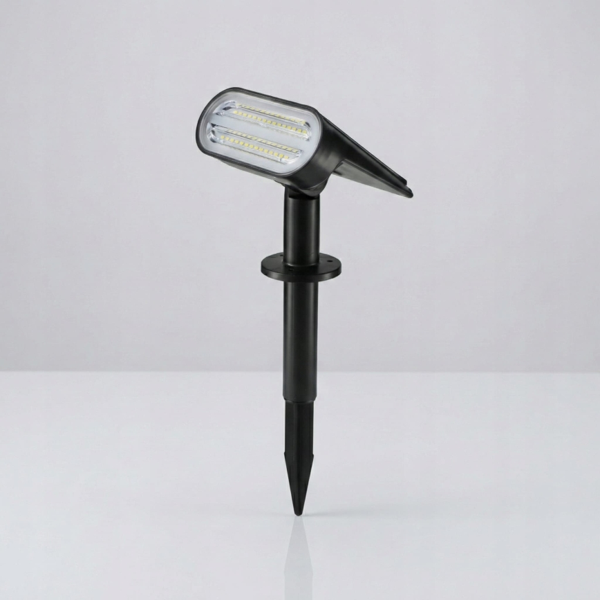 Lampe solaire LED RGB 2 en 1 LED/3,7V 1200 mAh IP54 noire