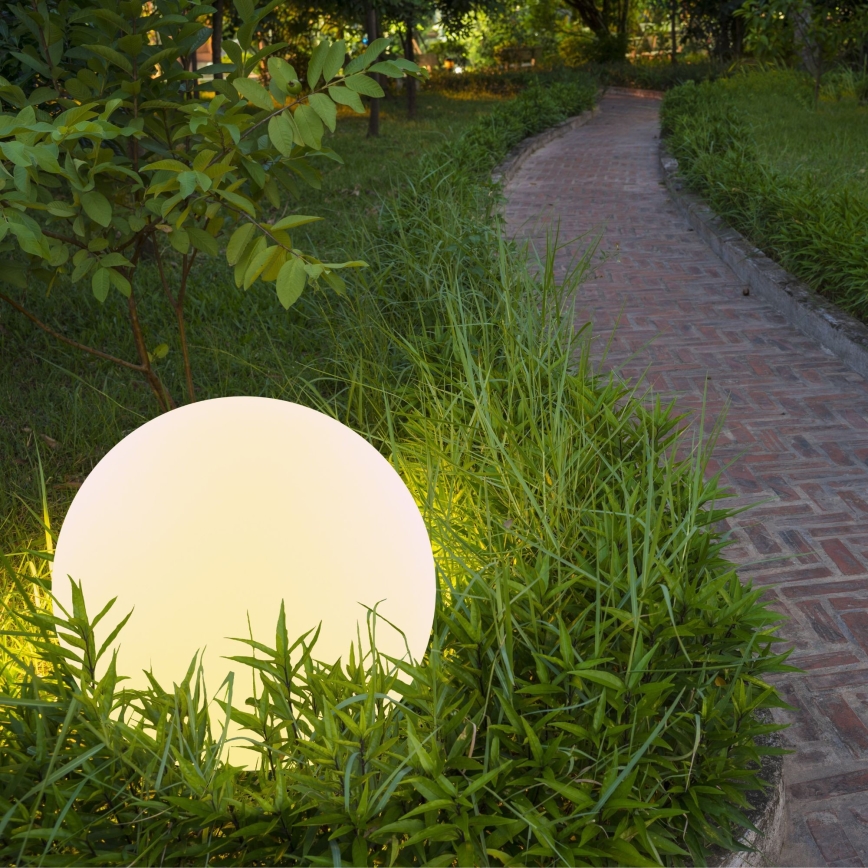 Lampe solaire RGBW BALL LED/1,2V d. 40 cm IP65 + télécommande
