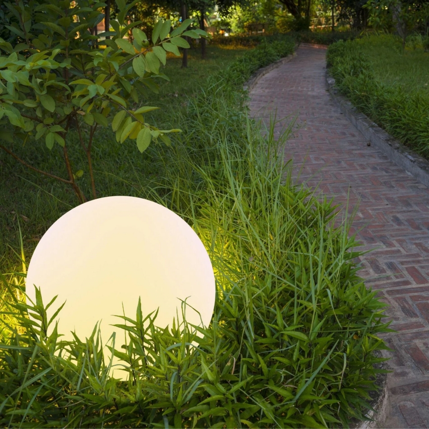 Lampe solaire RGBW BALL LED/3,7V 1500 mAh d. 50 cm IP65 + Télécommande