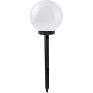 Lampe solaire SPHERE à LED avec capteur — 1,2 V, 4000 K, IP44, 200 mAh, Ø 20 cm