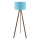 Lampe sur pied AYD 1xE27/40W/230V bleu/marron