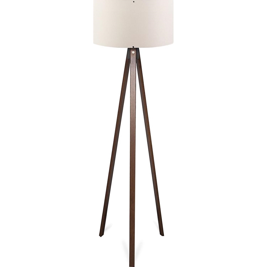 Lampe sur pied AYD 1xE27/40W/230V marron/crème