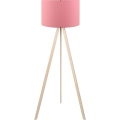 Lampe sur pied AYD 1xE27/40W/230V rose/beige