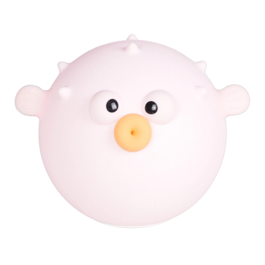 Lampe tactile pour enfants RGBW à intensité variable HELA LED/1W/5V USB 1200 mAh rose