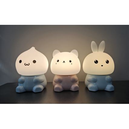 Lampe tactile RGBW pour enfants LED/1W/5V USB 1200 mAh fantôme