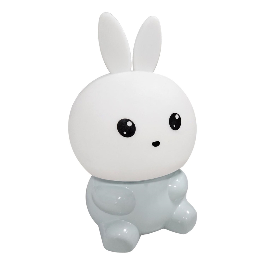 Lampe tactile RGBW pour enfants LED/1W/5V USB 1200 mAh lièvre