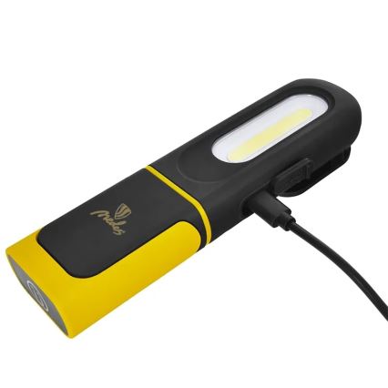 Lampe torche de travail rechargeable à intensité variable LED/8W/5V IP44 420 lm 1200 mAh