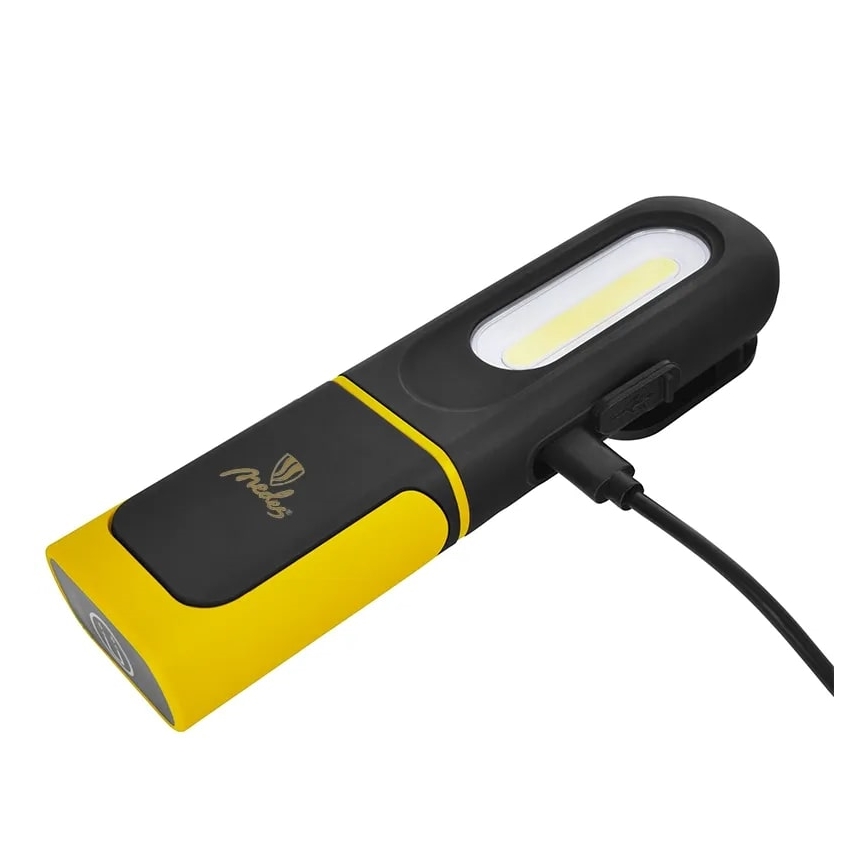 Lampe torche de travail rechargeable à intensité variable LED/8W/5V IP44 420 lm 1200 mAh