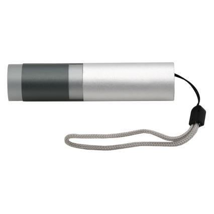 Lampe torche LED/400mAh blanche/grise