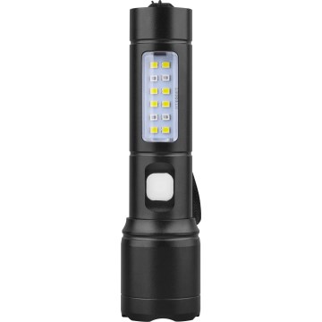 Lampe torche LED rechargeable et dimmable, 5W/5V, 400 lm, 1200 mAh