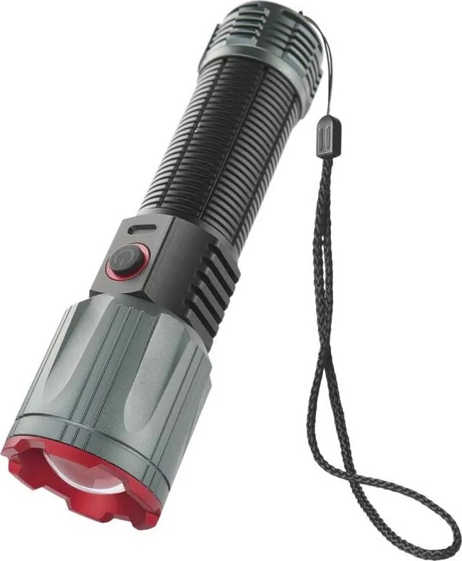 Lampe torche métallique rechargeable LED/5V 3000 brillant 5000 mAh IP43