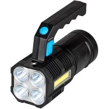 Lampe torche rechargeable à intensité variable LED/5V IPX4 250 lm 4 h 1200 mAh