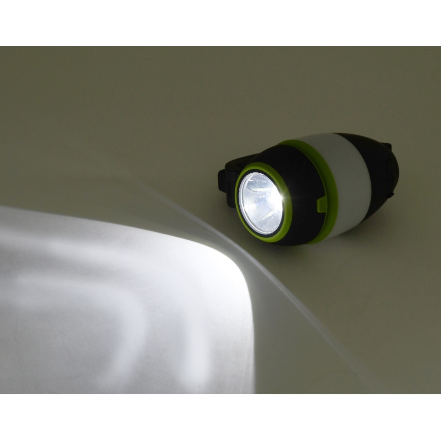 Lampe torche rechargeable avec fonction batterie externe LED/3W/1500mAh