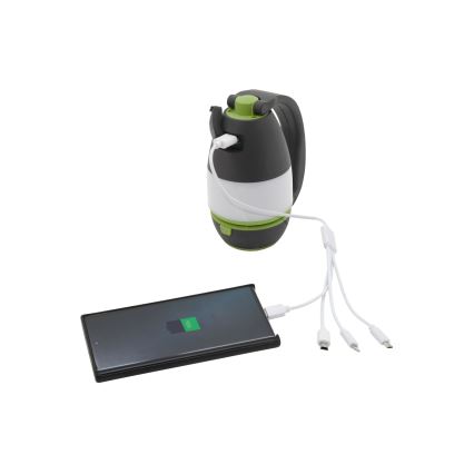 Lampe torche rechargeable avec fonction batterie externe LED/3W/1500mAh