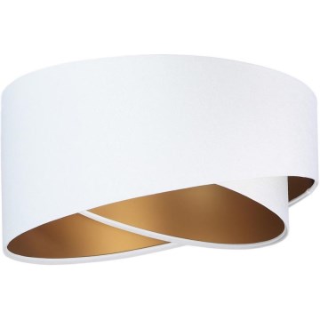 Lampenkap voor kroonluchter GALAXY E27 diameter 45 cm wit/goud