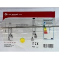 Lampenwelt - Suspension filaire ELDA 3xE27/60W/230V