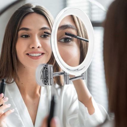 Lanaform - Miroir mural cosmétique à LED WALL LED/4xAAA