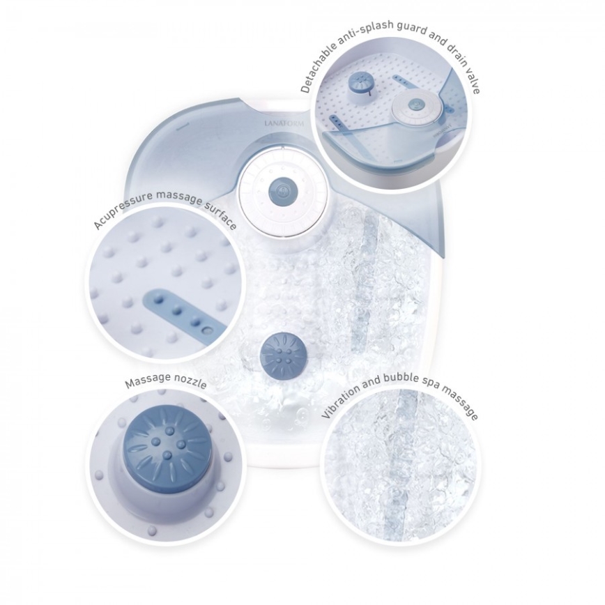 Lanaform - Voetenmassagebad FOOT SPA 60W/230V