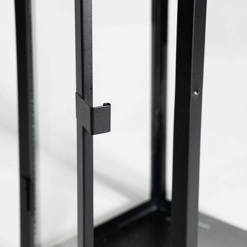 Lanterne décorative 49 cm noire