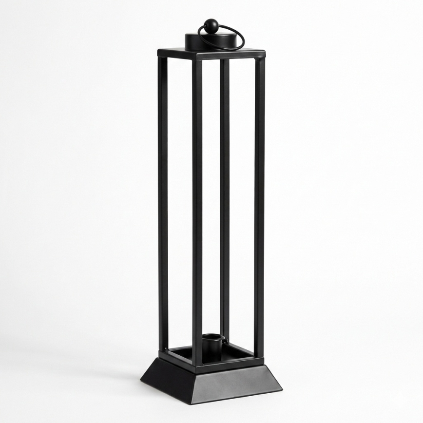 Lanterne décorative HALL 45,5 cm noire