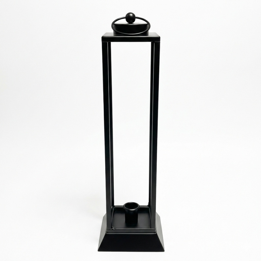 Lanterne décorative HALL 45,5 cm noire