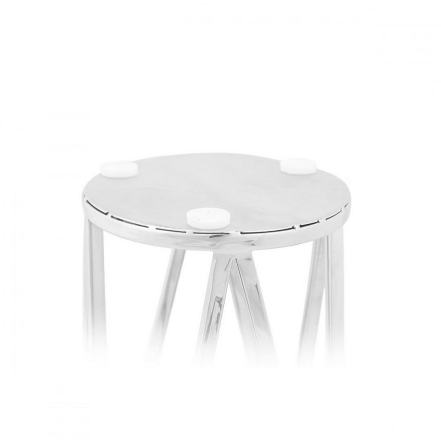 Lanterne FRAGIL 26 cm chrome brillant/noir