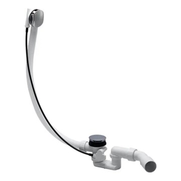 LAUFEN H2951100040001 - Ensemble de vidage et de trop-plein pour baignoire PRO, plastique / chrome brillant