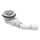 LAUFEN H2951270000001 - Siphon pour receveur de douche SOLUTIONS, plastique/blanc